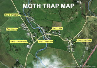 Moth trap map