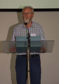 David Hawker speaking at the SWSEIC conference 2019