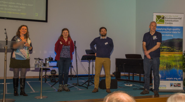 Clair McFarlan, Chair; Sarah Cooper, Philip Munro and Peter Norman in Short Presentations Discussion session at the SWSEIC Conference 2019