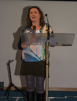 Clair McFarlan speaking at the SWSEIC conference 2019