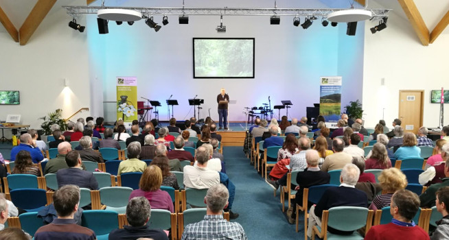 Brian Smith (North Solway Ringing Group) speaking at the SWSEIC Conference 2019