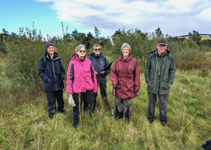 Dumfriesshire Botany Group at Moffat Community Reserve ©Chris Miles